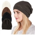 thumbnail image 1 of Yoyauz Warm Lazy Beanie - A soft Everyday Beanie With A Chunky Knit Fabric, 1 of 5