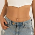 thumbnail image 1 of Yoyauz Women's Gold-plated Waist Chain, Layered Waist Chain Adjustable Sexy Bikini Waist Chain, 1 of 2