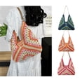 thumbnail image 1 of Yoyauz Women's Grass Woven Beach Bag - Women's Beach Handmade Woven Handbag, Summer Mesh Hollow Shoulder Bag, Suitable for Holidays, 1 of 7