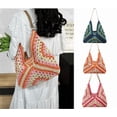 thumbnail image 1 of Yoyauz Women's Grass Woven Beach Bag - Women's Beach Handmade Woven Handbag, Summer Mesh Hollow Shoulder Bag, Suitable for Holidays, 1 of 7