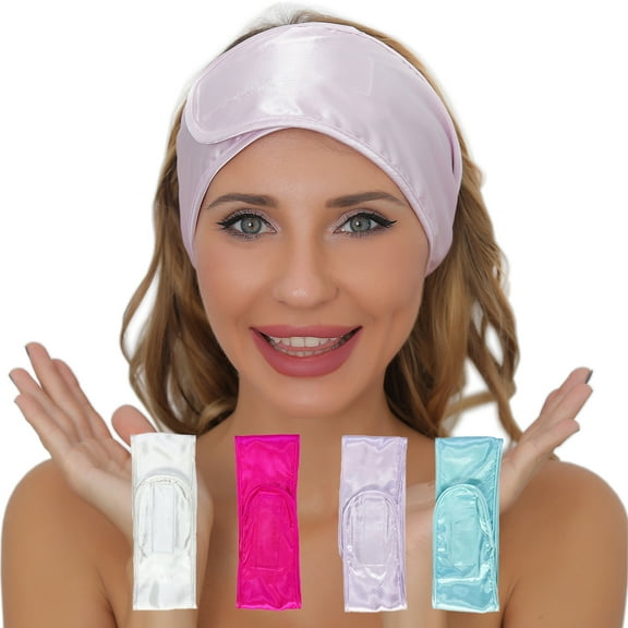 Yoyauz Women's Headband With Super Soft Adjustable Makeup Headband, With Magic Tape, Terry Cloth Elastic Headband, Suitable For Face Wash, Bath, Shower,Mask, Yoga