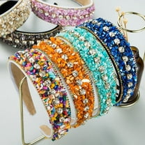 Yoyauz Women's Headbands Pearl Crystal Knot Headband Rhinestone Embellished Gemstone Headband Women's Christmas Holiday Hair Accessories Holiday Party Gifts