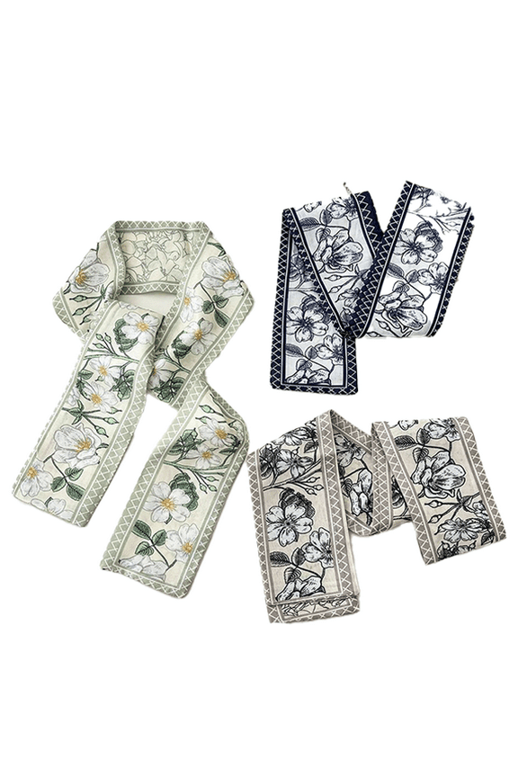 Women's Satin Neck Scarf, Hair Scarf Accessories, Light and Fashionable Scarf, Multifunctional Silk Scarf, 3PCS