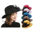 thumbnail image 1 of Yoyauz Women's Winter Hats - Vintage Wool Bell Bucket Hats 1950s 20s, 1 of 5