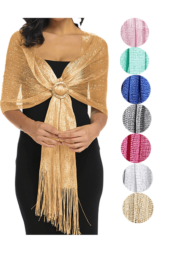 Women's/Women's Lightweight Solid Color Tassel Tassel Long Shawl Scarf is suitable for Spring, Summer and Autumn