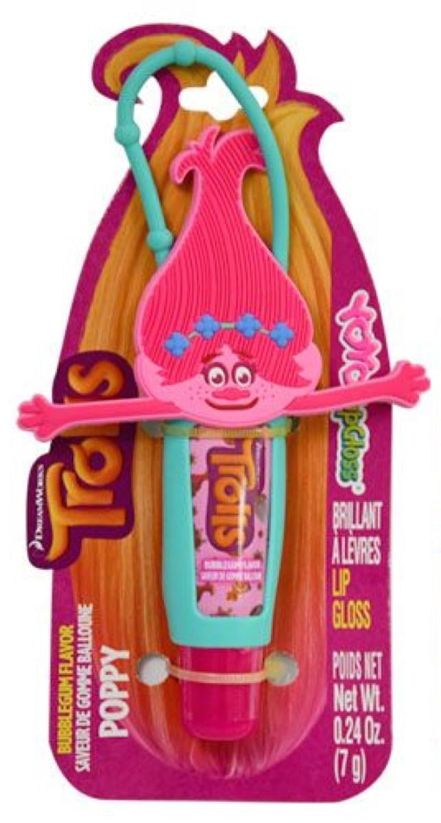 Yoyo Lip Gloss Dreamworks Trolls Hug Time Poppy Lip Gloss, 0.24 Oz