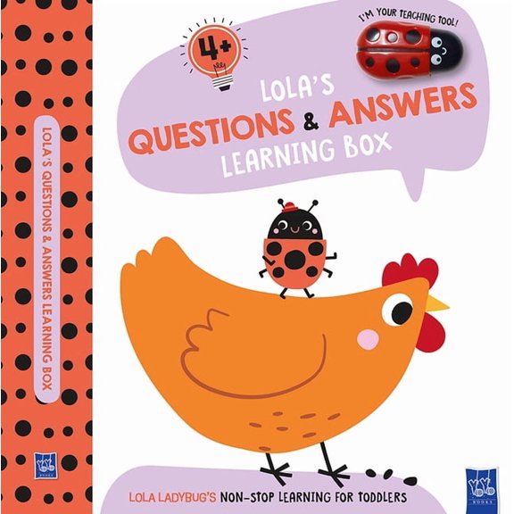 Yoyo Lola's Questions & Answers Learning Lola's Questions & Answers Learning Box: Learn with Chicken (Ages 4+): Lola Ladybug's Non-Stop Learning for Toddlers, (Hardcover)