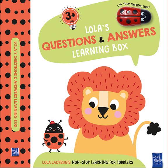 Yoyo Lola's Questions & Answers Lola's Questions & Answers Learning Box: Learn with Lion (Ages 3+): Lola Ladybug's Non-Stop Learning for T, (Hardcover)
