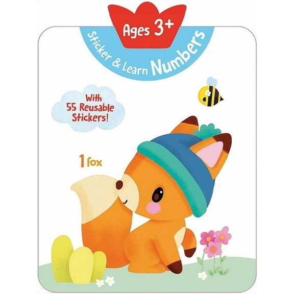 Yoyo Sticker & Learn Sticker & Learn Numbers (Ages 3+): With 55 Reusable Stickers, (Hardcover)