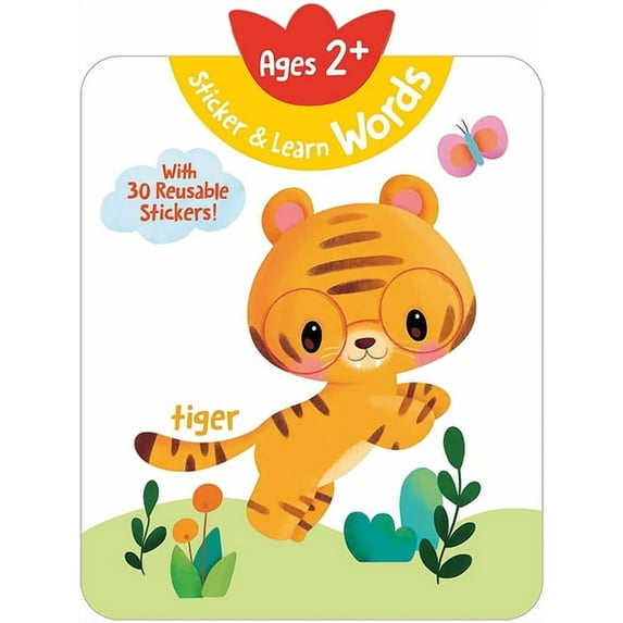 Yoyo Sticker & Learn Sticker & Learn Words (Ages 2+): With 30 Reusable ...