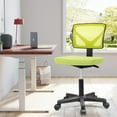 thumbnail image 1 of Yoyomax Computer Chair, Armless Ergonomic Desk Chair, Adjustable Swivel Small Office Chair with Lumbar Support and Wheels for Small Spaces, Green, 1 of 7