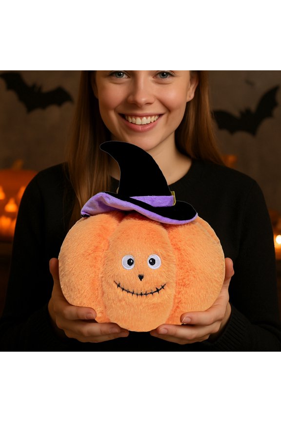 1 Pcs Halloween Pumpkin Plush Pillow, Festive Sofa Cushion Toy, Decorative Fall Gift, Comfortable Home Accessory