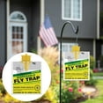 thumbnail image 1 of Yoziaaoa 1 pcs Outdoor Hanging Fly Traps, Disposable Flies Killer Trap Bag Catcher with Natural Attractant Bait Bug Catcher and Flying Insect Trap for Outdoor Family Farm Park Orchard Garden, 1 of 9