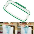 thumbnail image 1 of Yoziaaoa 1 pcs Over the Cabinet Plastic Trash Bag Holder for Kitchen, Under Sink Trash Can, Grocery Bag Holder for RV,Bathroom, Dorm Room, Office, 1 of 8
