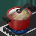 thumbnail image 1 of Yoziaaoa 1 pcs Swarous Micro Pressure Crock Pot, Nonstick Soup Pot Pressure Stew Pot Slow Cooker and Food Warmer Cooking Pot Saucepan Cookware Kitchen Accessories, Portable Mini Rice Cooker, 1 of 6