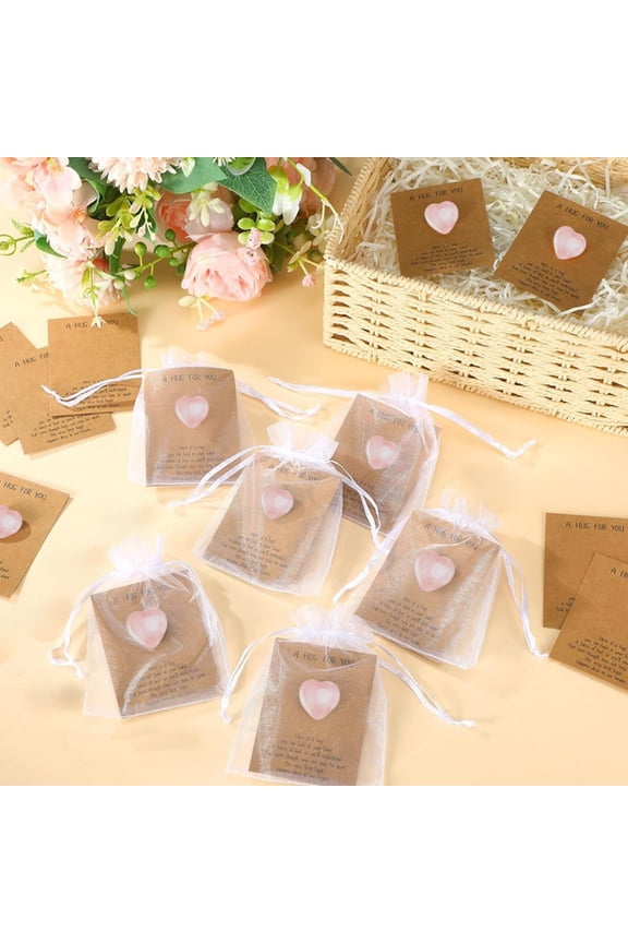 120 Pcs Heart Shaped Crystal Jewelry Gift with Card, Wholesale Plastic Keepsake for Birthdays and Holidays, Compact Design for Pocket or Wallet, Meaningful Present for Friends and Family