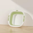 thumbnail image 1 of Yoziaaoa 2 Pcs Multi-Purpose Collapsible Silicone Tub for Kitchen and Outdoor Use, Space Saving Design with Anti-Slip Base for Stable Handling(Green), 1 of 6