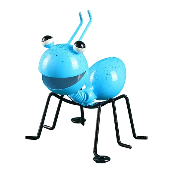2 pcs Ant Decor Metal Wall Art Garden Decoration, Cute Ant Outdoor Wall Sculptures Metal Ants Figurines for Indoor Outdoor Statues Yard Fence Insect Ornaments Bedroom Living Room Hanging Decorations