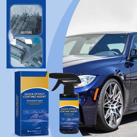 Yoziaaoa 2 pcs Advanced Car Quick-acting Coating Agent Spray, 2025 New Quick Effect Coating Agent for Car, 3 in 1 High Protection Quickly Car Coating Spray, Waterless Wash Coat Car Wax Polish Sprays