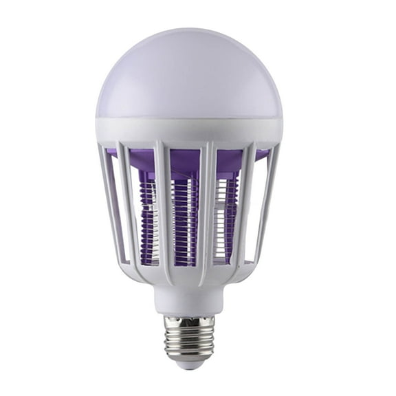 Yoziaaoa 2 pcs Bug Zapper Light Bulb 2-in-1 Indoor Mosquito Zapper Gnat Trap- Electric Fly Insect Killer&Bug Catcher for Home Backyard Patio