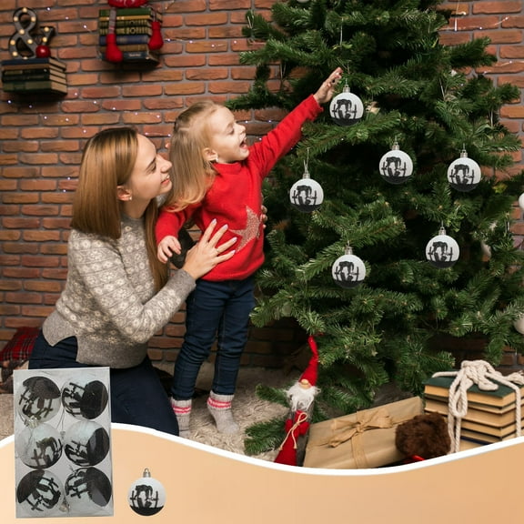 Yoziaaoa 24 Pcs Multicolor Sparkling Halloween Ball Decorations, Easy Hang Party Scene Accents(Multi-color)