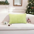 thumbnail image 1 of Yoziaaoa 3 Pcs Festive Holiday Pillow Cover with Concealed Zipper for Living Room and Bedroom Decor, 11.81x19.69in(Green), 1 of 6
