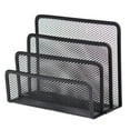 thumbnail image 1 of Yoziaaoa 3 Pcs File Organizer for Desk, Desk File Organizer, Office Small Letter Sorter Desktop File Organizer, Desk Organizers and Accessories, Desktop File Organizer for Office(Black), 1 of 3