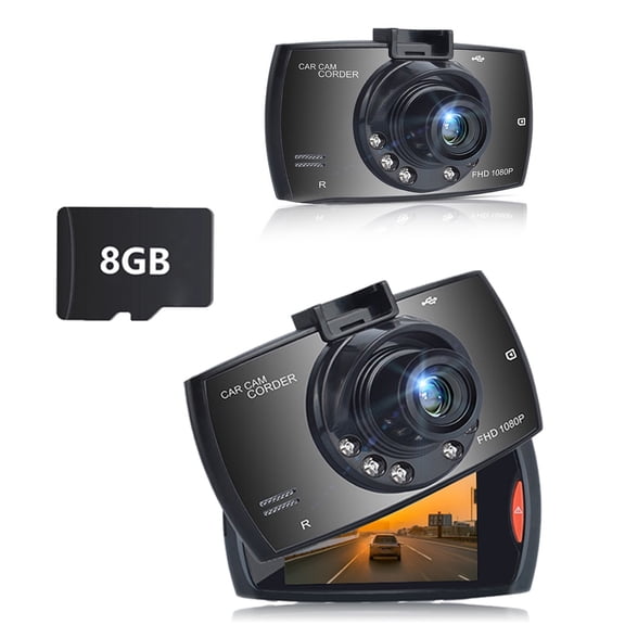 Yoziaaoa 4 Pcs Dash Camera for Cars, Wireless Dash Cam Car Recorders, 720P Dashboard Camera with Parking Monitoring, Loop Recording, Motion Detection(Black)