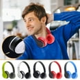 thumbnail image 1 of Yoziaaoa 5 Pcs Wireless Headphones Bluetooth Bluetooth Earphones, Headworn Noise Reduction, Foldable Card Insertion, Gift Game, Wireless Earphone, Universal Earphones Wireless Bluetooth Gym Headphones, 1 of 1