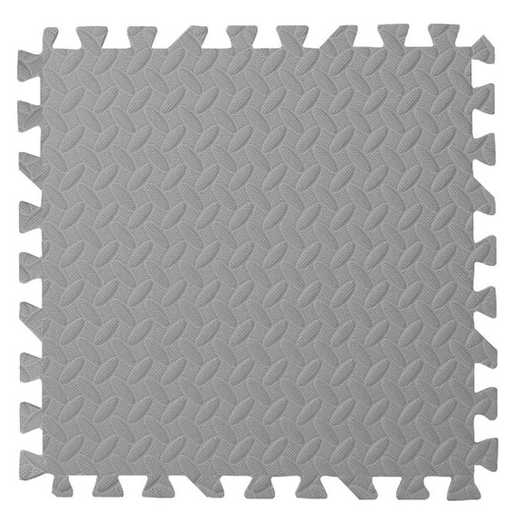 Yoziaaoa 5 pcs Interlocking Foam Floor Tiles,Extra Thick Non-Slip Puzzle Exercise Mat for Gym & Home Workouts,Easy to Clean Play Mat