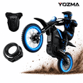 thumbnail image 1 of Yozma IN10 2600W Electric Dirt Bike, 40 MPH, 48V 23.4Ah, 53-Mile Range, Bike Lock Bundle, Black, 1 of 11