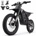 thumbnail image 1 of Yozma IN10 2600W Electric Dirt Bike for Teens Adults, 40 MPH, 48V 23.4Ah, 53-Mile Range, Black, 1 of 11