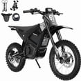 thumbnail image 1 of Yozma IN10 PRO Electric Dirt Bike, 5500W Peak Motor Max 50 Mph, 60V 27Ah Battery, 17"/14" Tires, Dual Hydraulic Brakes, All Terrain Motorized Dirt Bikes, Black, 1 of 11