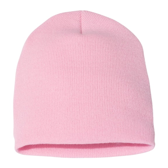 Yp Classics Beanie 100% Acrylic, Hypoallergenic Soft Knit Cozy Solid Winter Hat (Baby-Pink)