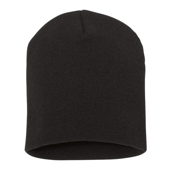 Yp Classics Beanie 100% Acrylic, Hypoallergenic Soft Knit Cozy Solid Winter Hat (Black)