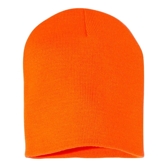 Yp Classics Beanie 100% Acrylic, Hypoallergenic Soft Knit Cozy Solid Winter Hat (Blaze-Orange)