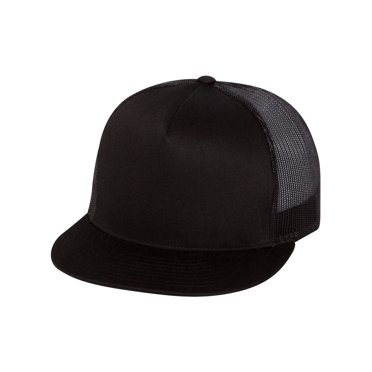 Yupoong YP Classics 5-Panel Snapback Cap – Curved Visor, Wool-Blend, Structured Mid-Profile, Unisex