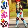thumbnail image 1 of Yrmaups 3Pcs KidsHelmet And Protective Gear Set, 7PcsChildrensKnee Pads Elbow Pads Wrist Guards, Adjustable Safety Gear For Skateboarding Cycling Roller Skating, Multi-Sport Impact Protection, 1 of 9