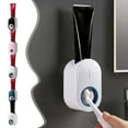 thumbnail image 1 of Yrmaups 5Pcs Automatic Toothpaste Dispenser Wall Mounted Hands-Free Toothpaste Squeezer ForKidsAnd Adults Touchless Toothpaste Pump For Bathroom Sink And Shower Plastic Toothpaste Tube Roller, 1 of 9