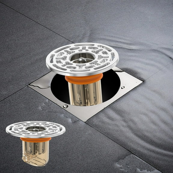 Yrmaups Backflow Preventer Drain Valves, Magnetic One-Way Sewer Core, Metal Shower Floor Drains For Bathroom and Basement Water Drainage, Anti-Odor Backflow Preventer