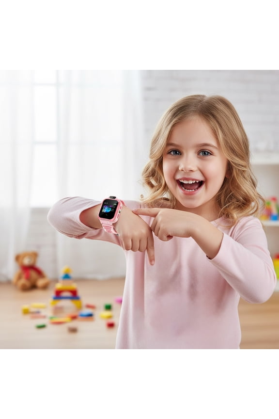 Children'sSmart Watch,KidsPhone Watch with Two-Way Calling GPS LBS Positioning, Waterproof Long Battery Life Touch Screen, Games E-Book Video Clock for BoysGirlsSchool Safety