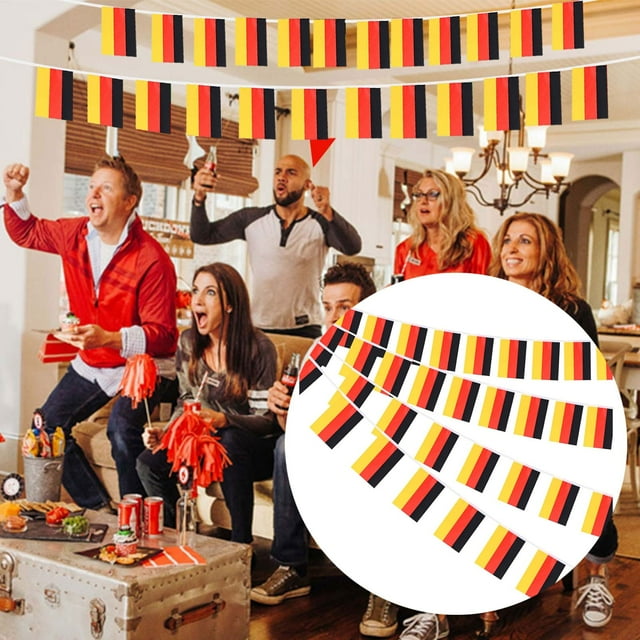 YruYptpaln 2024 European Football Championship Bunting Flags Germany