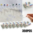 YruYptpaln 50 Pieces Of Color Pearlescent Needle Bead Needle