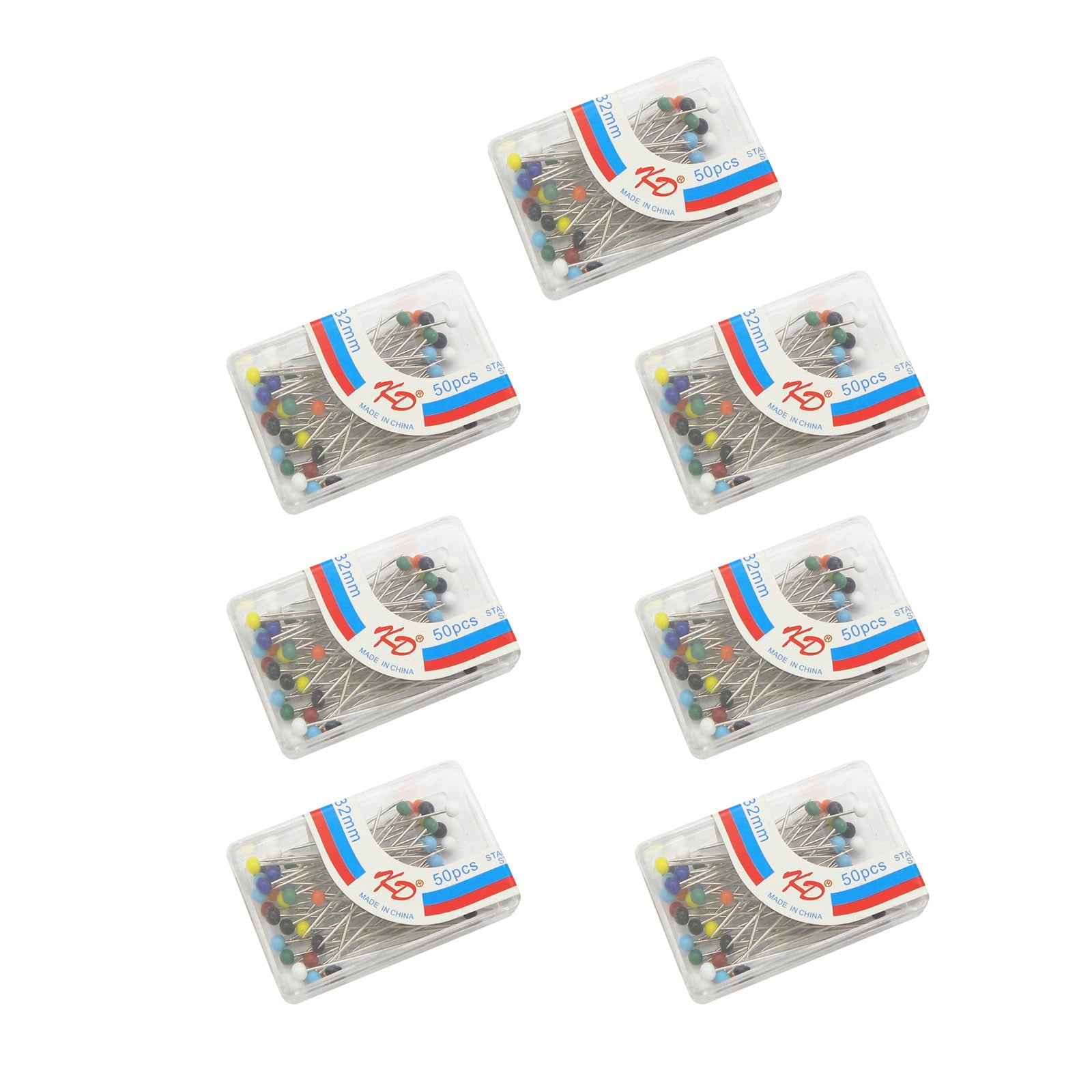 YruYptpaln 50 Pieces Of Color Pearlescent Needle Bead Needle