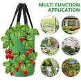 YruYptpaln Bag Strawberry Container FeltCloth Hanging Pot Garden Patio