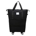 YruYptpaln Bags Closet Organizer Wheeled Travel Duffel Bag Expandable