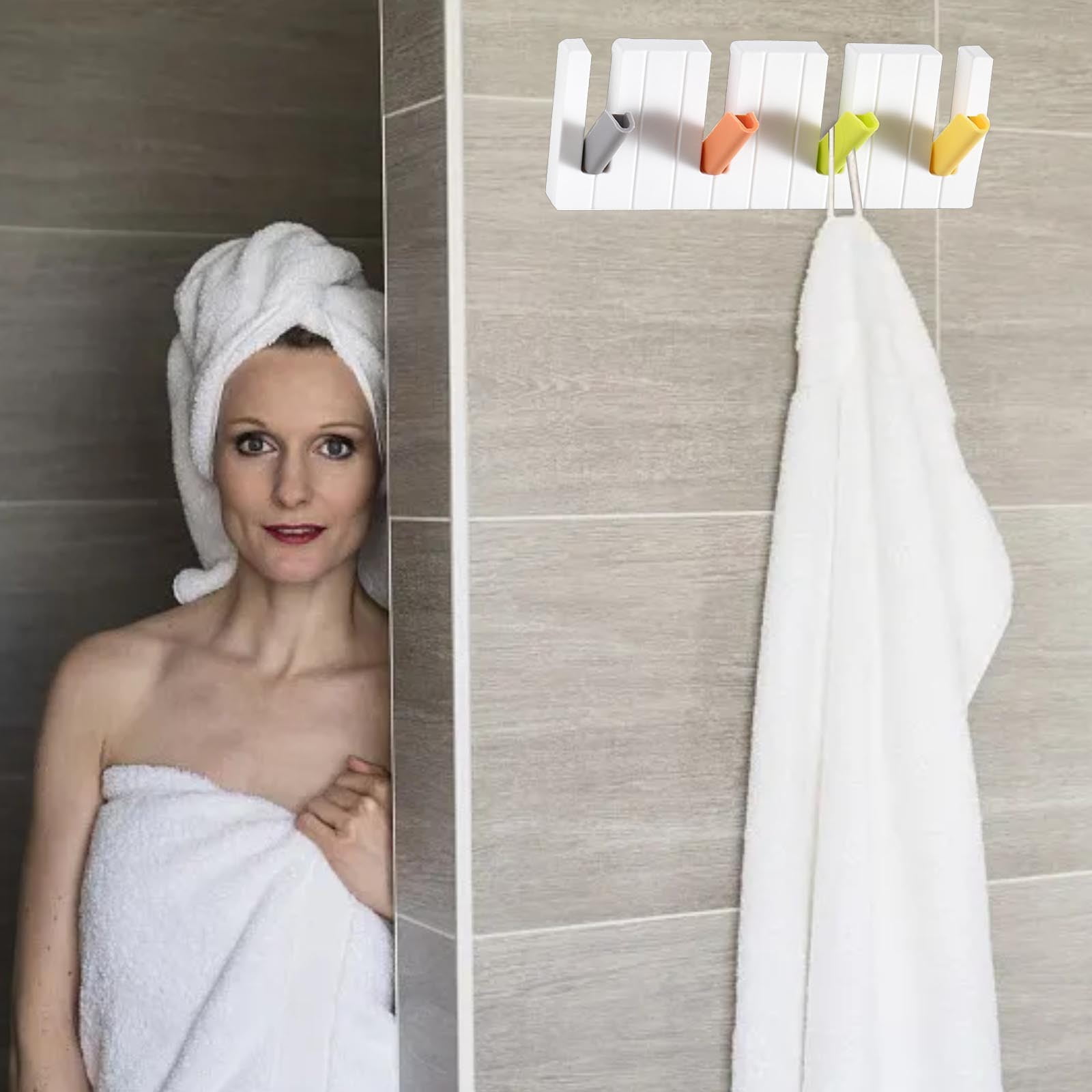 YruYptpaln Four Panel Piano Hook Entryway Keyhole Coat Hat Bag Umbrella ...