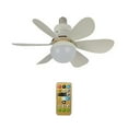 YruYptpaln Plug In Fan With Remote Control 16.5 Inch Screw Ceiling Fan
