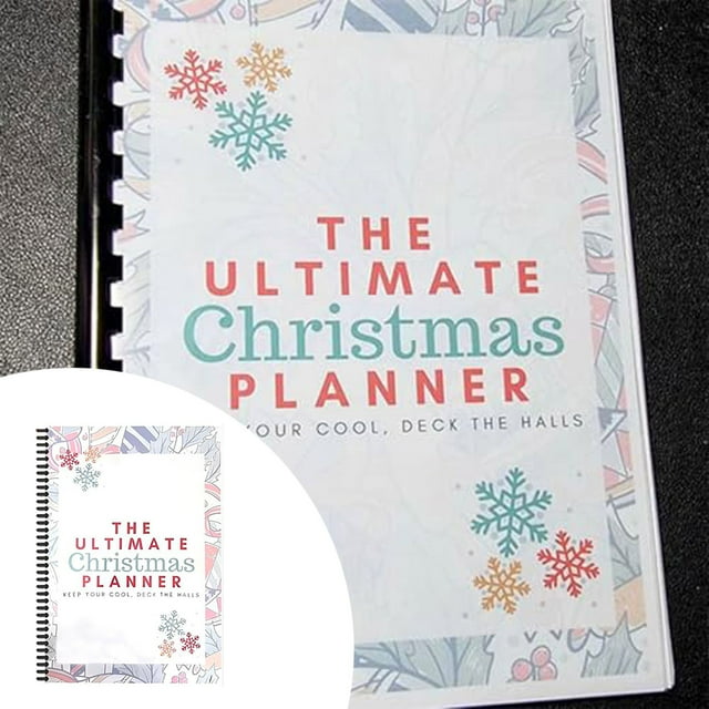 YruYptpaln The Christmas Planner 2024 Christmas Holiday Organizer