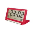 YruYptpaln Travel Clock Large Number Display Alarm Clock With